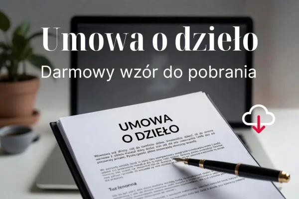 Umowa o dzieło – darmowy wzór do pobrania
